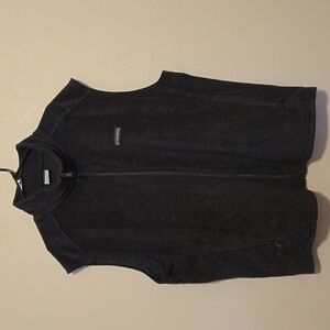 Men's Columbia Gray Fleece Vest Jacket size XXL